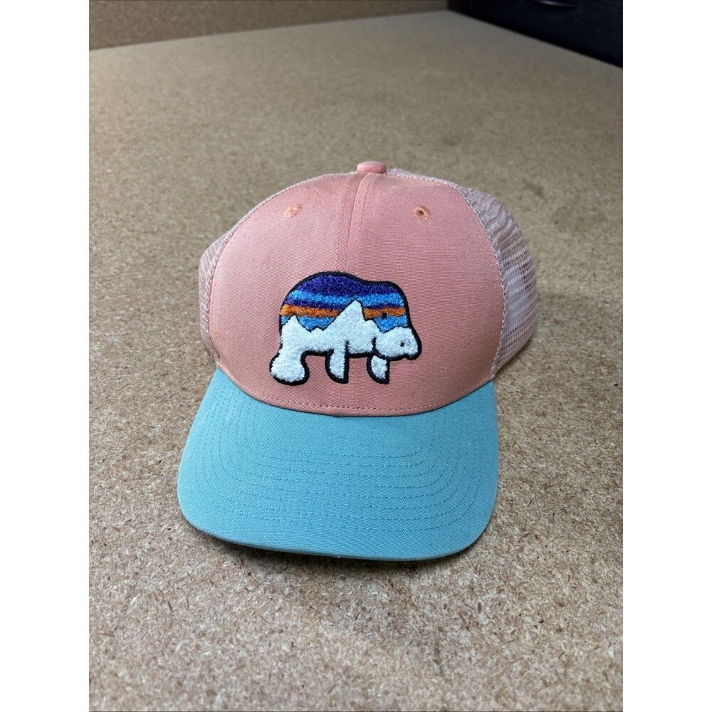 Patagonia Youth Kids Trucker Hat Fitz Manatee Fuzzy